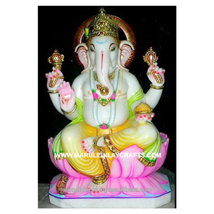 Decorative Ganesh Marble Statue Dealer India - Product Image 1