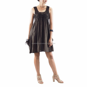 Robe mi-longue pour femmes, décontractée, robe mi-longue, sans manches, pour femmes - Product Image 2