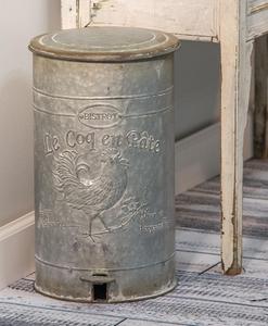 Large Metal Food/Clothing/Sundries Kitchen Storage <b>Tin</b> <b>Bucket</b>/Containers - Product Image 5