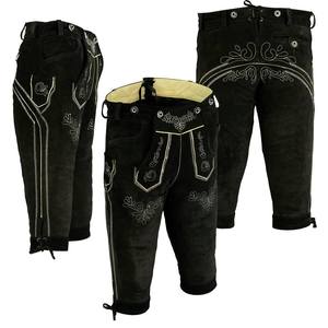 Bayrische Trachten Lederhosen Bavaria Oktoberfest verano transpirable gamuza corta con bordado Diseño de talla grande - Product Image 2