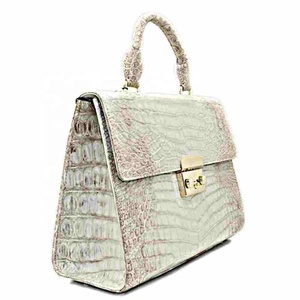 Tarjetero de piel de cocodrilo, billetera de cuero genuino de cocodrilo, zapatos de mujer, 2019 - Product Image 1