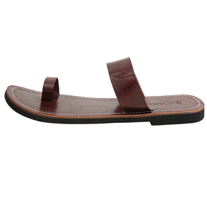 Tongs Décontractées Élégantes en Cuir Faites Main pour Femme - Product Image 6