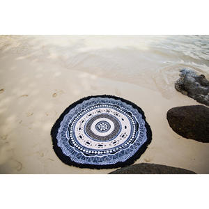 Toalla de playa redonda de Turquía, directa de fábrica, toallas Roundie OEM colores y diseño personalizados aceptados Turkiye - Product Image 5