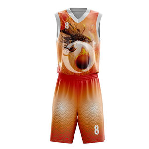 Uniforme de Baloncesto Sublimado de la Mejor Calidad, Nuevo, Unisex, Tallas Grandes para Adultos, Transpirable, Estampado por Inspire Apparel - Product Image 2