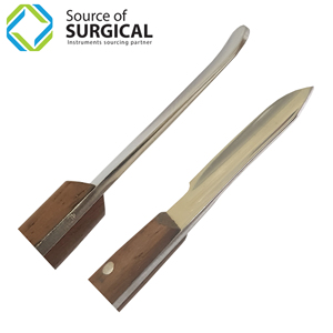 Lame de scalpel avec manche en bois - Product Image 1