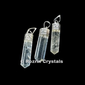 Colgante de lápiz con punta de cristal de cuarzo - Product Image 1