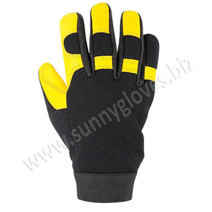 Gants mécaniques de qualité supérieure, accessoire en cuir, motif de palmier, de chèvre, mécaniques - Product Image 3