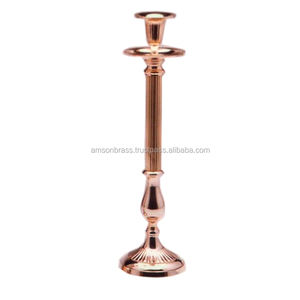 Church Floor Aluminium <b>Candle</b> Stand Wholesale <b>Pillar</b> Wedding Taper <b>Candle</b> Holder Centerpieces Candlestick Candelabra - Product Image 1