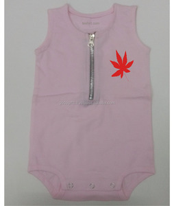 OEM bébé garçon barboteuse Usine Pas Cher De Haute Qualité Bébé Vêtements D'été 100% Coton Manches Courtes Nouveau-Né barboteuse - Product Image 3