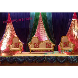 ชุดเฟอร์นิเจอร์ไม้สำหรับเวทีงานแต่งงาน,ชุดโซฟาสำหรับงานแต่งงานหรูหราชุดเฟอร์นิเจอร์สำหรับเวทีงานแต่งงาน - Product Image 1