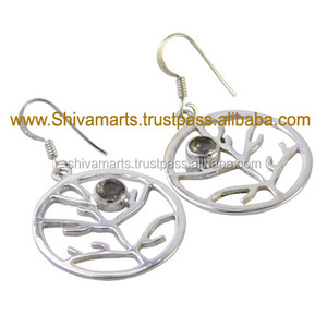 ต่างหูเงินแท้925คลาสสิกคริสตัลพลอยโรเดียมกุหลาบชุบทองของขวัญแต่งงานสำหรับผู้หญิงเพชร - Product Image 2