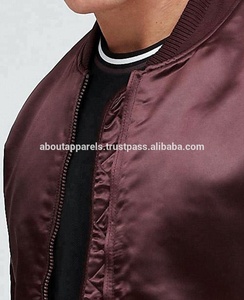 Chaqueta bomber unisex de moda de béisbol de seda satinada poliéster Varsity nueva gran oferta chaqueta de béisbol transpirable estilo universitario - Product Image 3