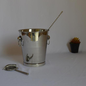 Premium Fancy Vantage Modern Luxury Fancy Hot Selling New Design Stainless Steel champagne Bucket <b>Wine</b> <b>Holder</b> for Bar Usage - Product Image 2