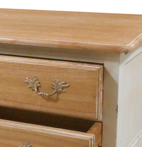 Furniture , French Vintage <b>Wooden</b> Nightstand Bedroom Furniture - Product Image 5