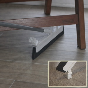 Aluminum Rubber Broom with Corner Brush for Bathroom & Kitchen Everyday Use - Product Image 4