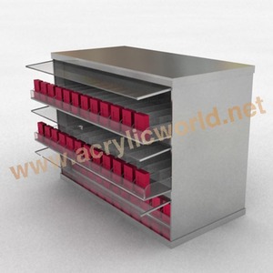 Pantalla para cigarrillo, estante de acrílico con pulsador, OEM - Product Image 6