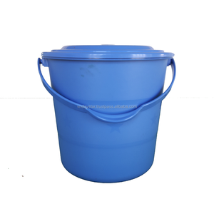 Ensemble d'objets ménagers en plastique, seau en plastique, articles ménagers du Vietnam Daystar de couleur bleue - Product Image 2