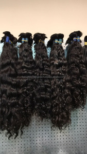 Máquina de pelo peruano alineado con cuticed, cabello humano rizado de trama ondulado, peluca de cabello humano, 100% virgen, superventas, trama de genio - Product Image 4