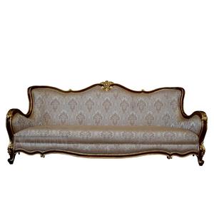Muebles de lujo para sala de estar, sofá clásico de 3 asientos - Product Image 1