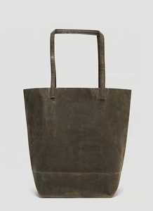 Grand sac cabas en toile cirée et denim pour femmes - Product Image 3