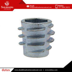 Écrous d'insertion en laiton de taille personnalisée du fabricant indien vis filetée mâle et femelle pour entretoise en plastique et en bois M3 et M2. - Product Image 3