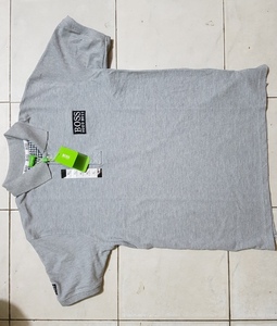 Camiseta Polo de Manga Corta con Cuello Alto para Hombre, de Algodón, Varios Colores Sólidos, Barata, Lote de Existencias/Envío Cancelado, Bangladesh - Product Image 1