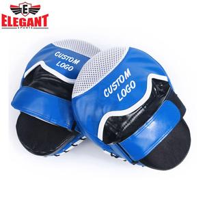 Almohadillas de boxeo curvas con logotipo personalizado, mitones de Karate, Muay Thai Kick Pad Punch Mitt Focus Target Training Sparring Pads - Product Image 4