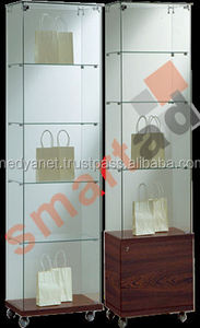Vitrine moderne écologique entièrement en verre pour la publicité, aménagement de magasins, vitrines de musée à vision complète pour la présentation - Product Image 2