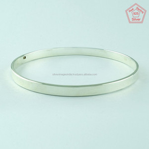Brazalete de Plata de Ley 925 con Diseño CADA para Hombre - Product Image 1
