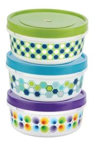 ชุดโหลพลาสติกใส่อาหาร7ชิ้นกล่องกลมแบบฉีดเข้าไมโครเวฟได้สินค้ามาใหม่ - Product Image 2