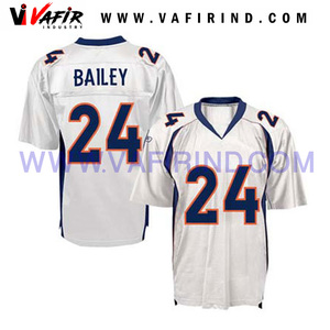 Uniformes de Fútbol Americano Hechos a Medida 2021, Uniformes Transpirables Sublimados, Tallas Grandes, Personalizables, Antibacterianos y de Secado Rápido - Product Image 3