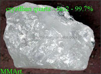 99.99% Sio2 roches de quartz blanc neige cristal de quartz d'application industrielle et commerciale naturelle