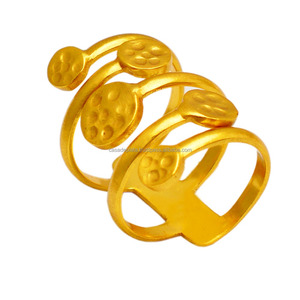 Ztech — bague en argent massif 925 plaqué or, bijoux fins faits à la main, nouvelle collection - Product Image 1
