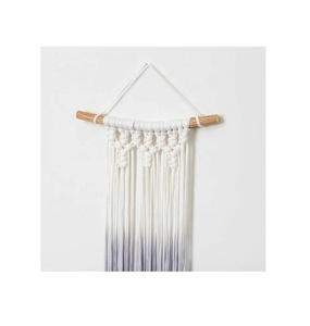 Indien 100% coton macramé tenture murale artisanale Style Boho 4mm d'épaisseur tissu usine directe en gros - Product Image 1