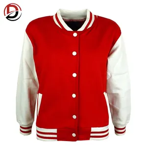 흰색과 붉은 색 Varsity 재킷 좋은 디자인 Varsity 재킷 모든 색상