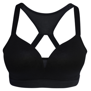 Soutien-gorge de sport de yoga à motif solide sans couture confortable pour adultes - Product Image 5