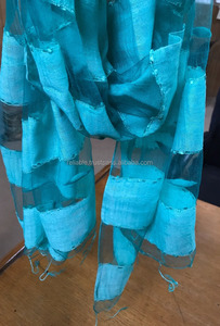 Écharpe en soie satinée colorée pour adultes Design floral avec logo longue impression numérique d'été d'hiver de style carré uni - Product Image 6