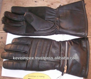 Top qualité noir couleur nouveau style hiver en cuir véritable moto gants imperméables pour hommes prix de gros USA 2023 - Product Image 2