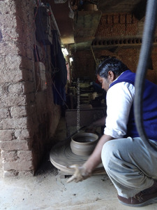 Handmade <b>Terracotta</b> Urli - Urli for Home Decoration- Pots for Decoration - Potpourri <b>Bowls</b> - Decorative Clay Pots - Product Image 4