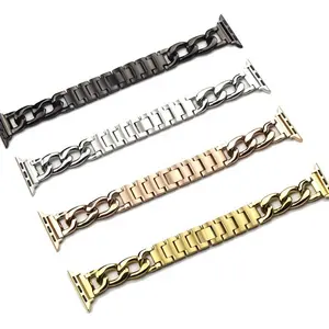 Catena da Cowboy stile acciaio inossidabile cinturino in metallo per <span class=keywords><strong>Apple</strong></span> iWatch serie 9 <span class=keywords><strong>8</strong></span> 7 6 5 SE - Product Image 1