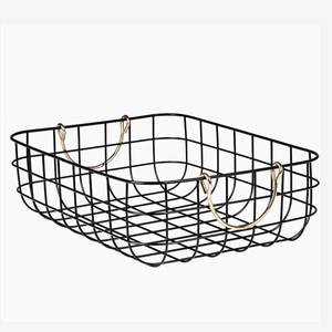 Cesta de almacenamiento de frutas de hierro, cesta de frutas de metal, cesta de utensilios de cocina, cesta de encimera, cesta de granja, cesta multiusos - Product Image 1