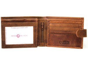 Portefeuille en cuir de vache pour homme, petit porte-monnaie à trois volets, imitation cuir, peau de vache - Product Image 3