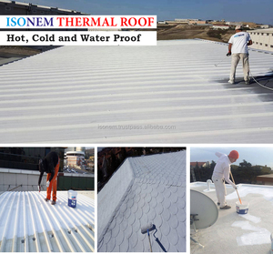 ISONEM THERMAL ROOF ACRYLIC LIQUID COATING <b>HEAT</b> REFLECTIVE INSULATION COOL ROOF ENERGY SAVING MANUFACTURER TURKIYE - Product Image 5