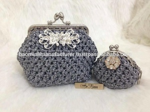 Bolso de mano de hilo de lana, nuevo diseño - Product Image 5