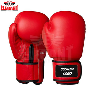 Gants de boxe en cuir rose Gants d'entraînement de combat de haute qualité Gants de boxe Nouveau design - Product Image 5