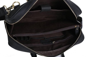 Leather Travel Laptop Storage <b>Bag</b> Genuine Leather Crazy Horse Satchel <b>Messenger</b> <b>Bag</b> at Great Price - Product Image 4