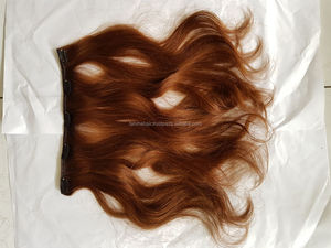 Extensions de cheveux humains Remy indonésiens, double trame, ondulés, à clipser - Product Image 2