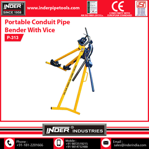 Dobladora de tubos de PVC y aluminio con autobloqueo portátil, tornillo de banco hidráulico Manual DE LA India para doblar conductos, nueva condición - Product Image 6