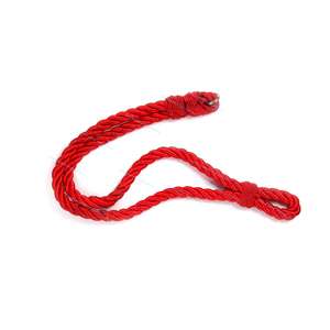 Silbato de cordón verde y rojo borla - Product Image 2