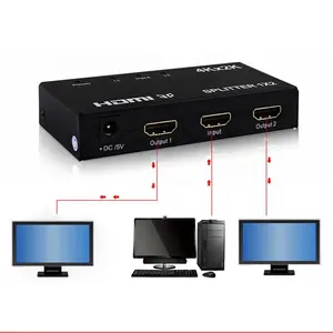 Répartiteur HDMI 4K à haute vitesse, 3 en 1, commutateur HDMI en sortie, avec télécommande, câble infrarouge, livraison gratuite